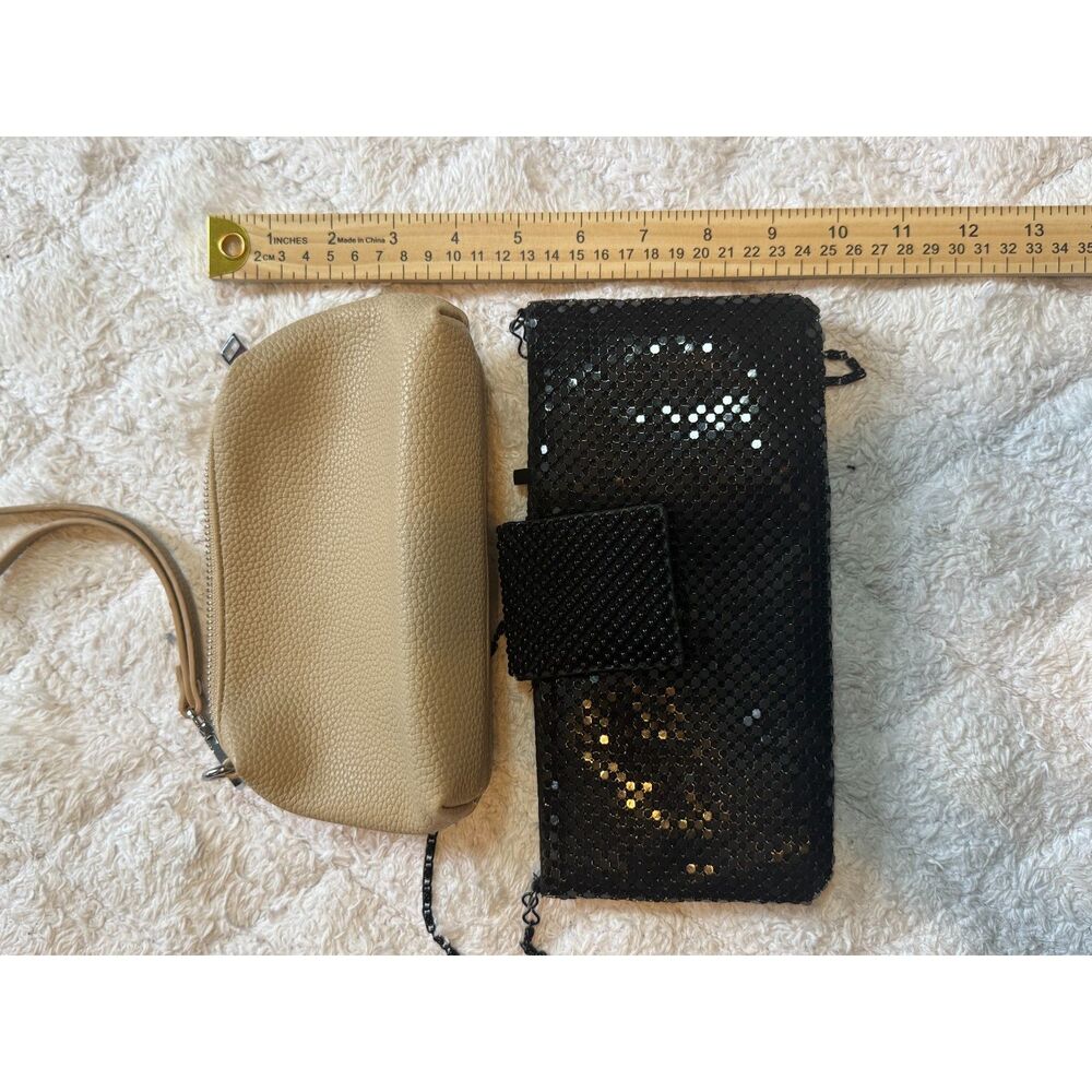 Purse Lot for day and night tan and black